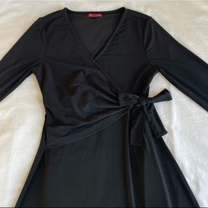 Black Wrap Dress